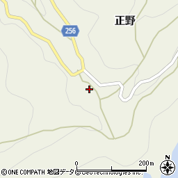 愛媛県西宇和郡伊方町正野1600周辺の地図