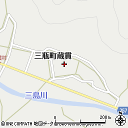 愛媛県西予市三瓶町蔵貫660周辺の地図