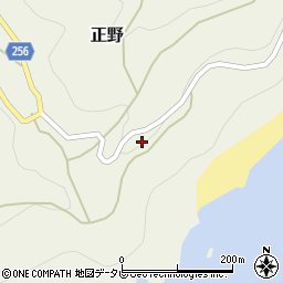 愛媛県西宇和郡伊方町正野839周辺の地図