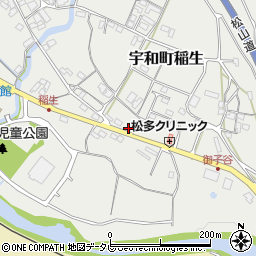 愛媛県西予市宇和町稲生508周辺の地図