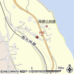 長崎県松浦市御厨町北平免周辺の地図