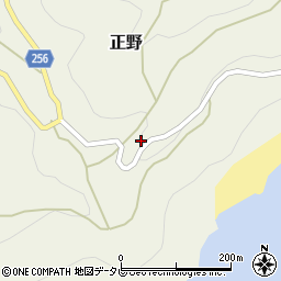 愛媛県西宇和郡伊方町正野1529-1周辺の地図