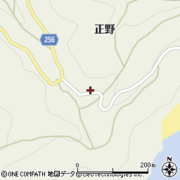 愛媛県西宇和郡伊方町正野1488周辺の地図