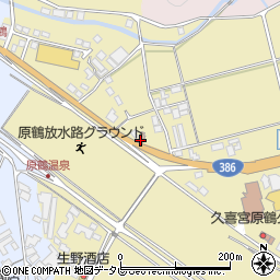 原鶴温泉郵便局 ＡＴＭ周辺の地図
