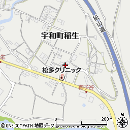 愛媛県西予市宇和町稲生476周辺の地図