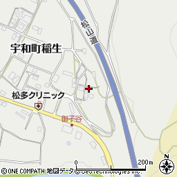 愛媛県西予市宇和町稲生342周辺の地図