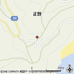 愛媛県西宇和郡伊方町正野701周辺の地図