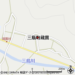 愛媛県西予市三瓶町蔵貫650周辺の地図