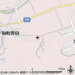 愛媛県西予市宇和町野田261周辺の地図