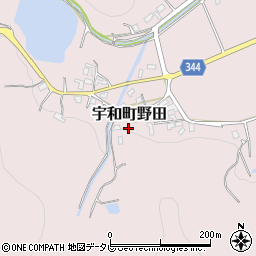 愛媛県西予市宇和町野田230周辺の地図