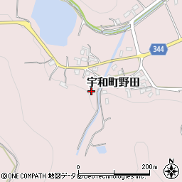 愛媛県西予市宇和町野田215周辺の地図