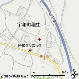 愛媛県西予市宇和町稲生335周辺の地図