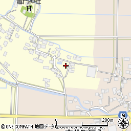 福岡県うきは市吉井町橘田11-2周辺の地図