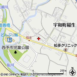 愛媛県西予市宇和町稲生209周辺の地図