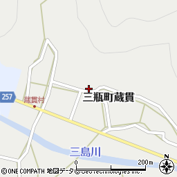 愛媛県西予市三瓶町蔵貫554周辺の地図