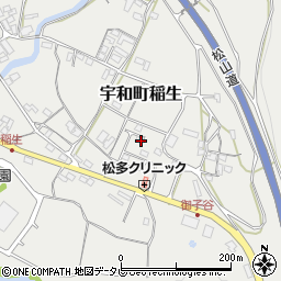 愛媛県西予市宇和町稲生479-9周辺の地図