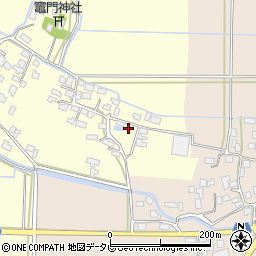 福岡県うきは市吉井町橘田11周辺の地図