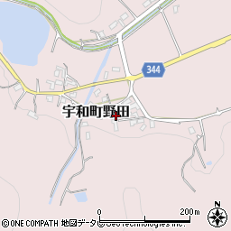 愛媛県西予市宇和町野田254周辺の地図