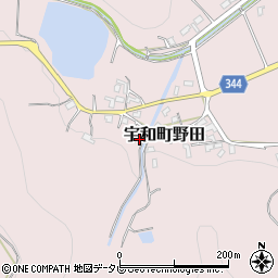 愛媛県西予市宇和町野田220周辺の地図