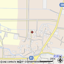 福岡県うきは市吉井町福永343周辺の地図