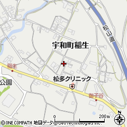 愛媛県西予市宇和町稲生479-8周辺の地図