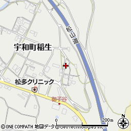 愛媛県西予市宇和町稲生362周辺の地図
