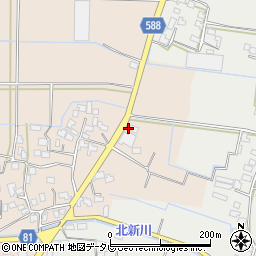 福岡県うきは市吉井町福永362周辺の地図