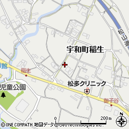 愛媛県西予市宇和町稲生484周辺の地図