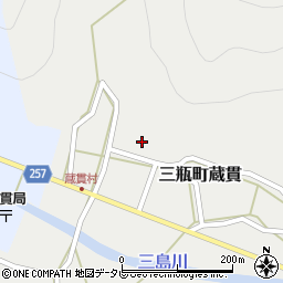愛媛県西予市三瓶町蔵貫406周辺の地図