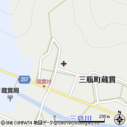 愛媛県西予市三瓶町蔵貫402周辺の地図