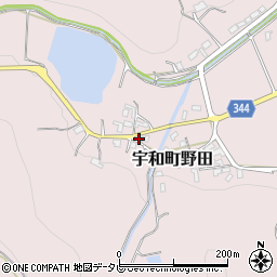 愛媛県西予市宇和町野田161周辺の地図
