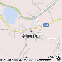 愛媛県西予市宇和町野田236周辺の地図