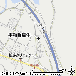 愛媛県西予市宇和町稲生383周辺の地図