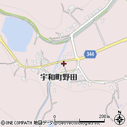 愛媛県西予市宇和町野田239周辺の地図