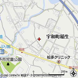 愛媛県西予市宇和町稲生318周辺の地図