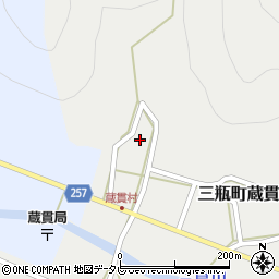 愛媛県西予市三瓶町蔵貫24周辺の地図