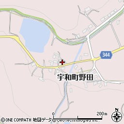 愛媛県西予市宇和町野田163周辺の地図