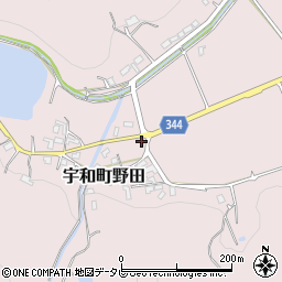 愛媛県西予市宇和町野田243周辺の地図