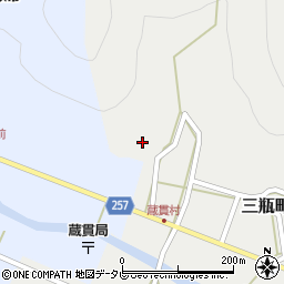 愛媛県西予市三瓶町蔵貫6周辺の地図