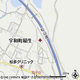 愛媛県西予市宇和町稲生387周辺の地図