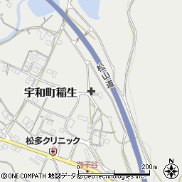 愛媛県西予市宇和町稲生385周辺の地図