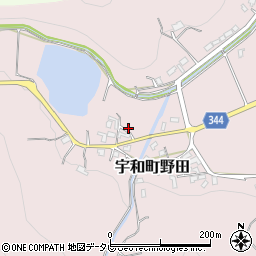 愛媛県西予市宇和町野田155周辺の地図