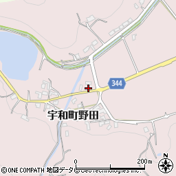 愛媛県西予市宇和町野田241周辺の地図