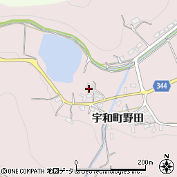 愛媛県西予市宇和町野田166周辺の地図
