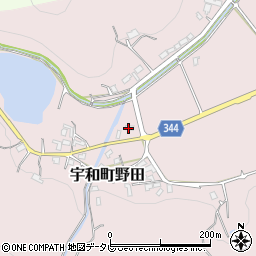 愛媛県西予市宇和町野田144周辺の地図