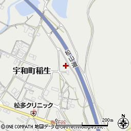 愛媛県西予市宇和町稲生386周辺の地図