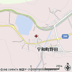 愛媛県西予市宇和町野田164周辺の地図