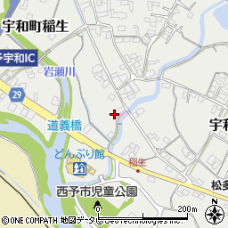 愛媛県西予市宇和町稲生132-1周辺の地図