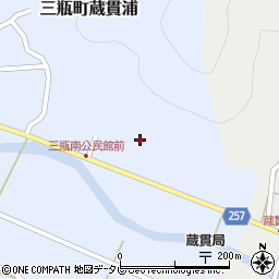 愛媛県西予市三瓶町蔵貫浦492周辺の地図