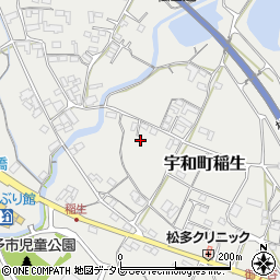 愛媛県西予市宇和町稲生551周辺の地図